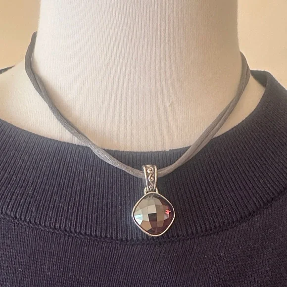 Brighton Black and Silver Necklace Set